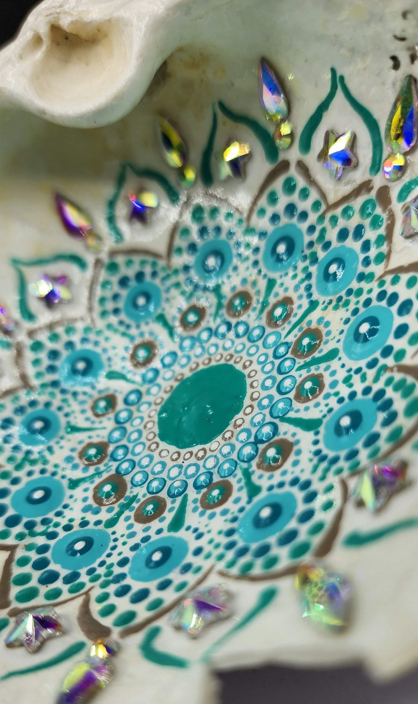 Celina Miller Art - Bling Large Seashell