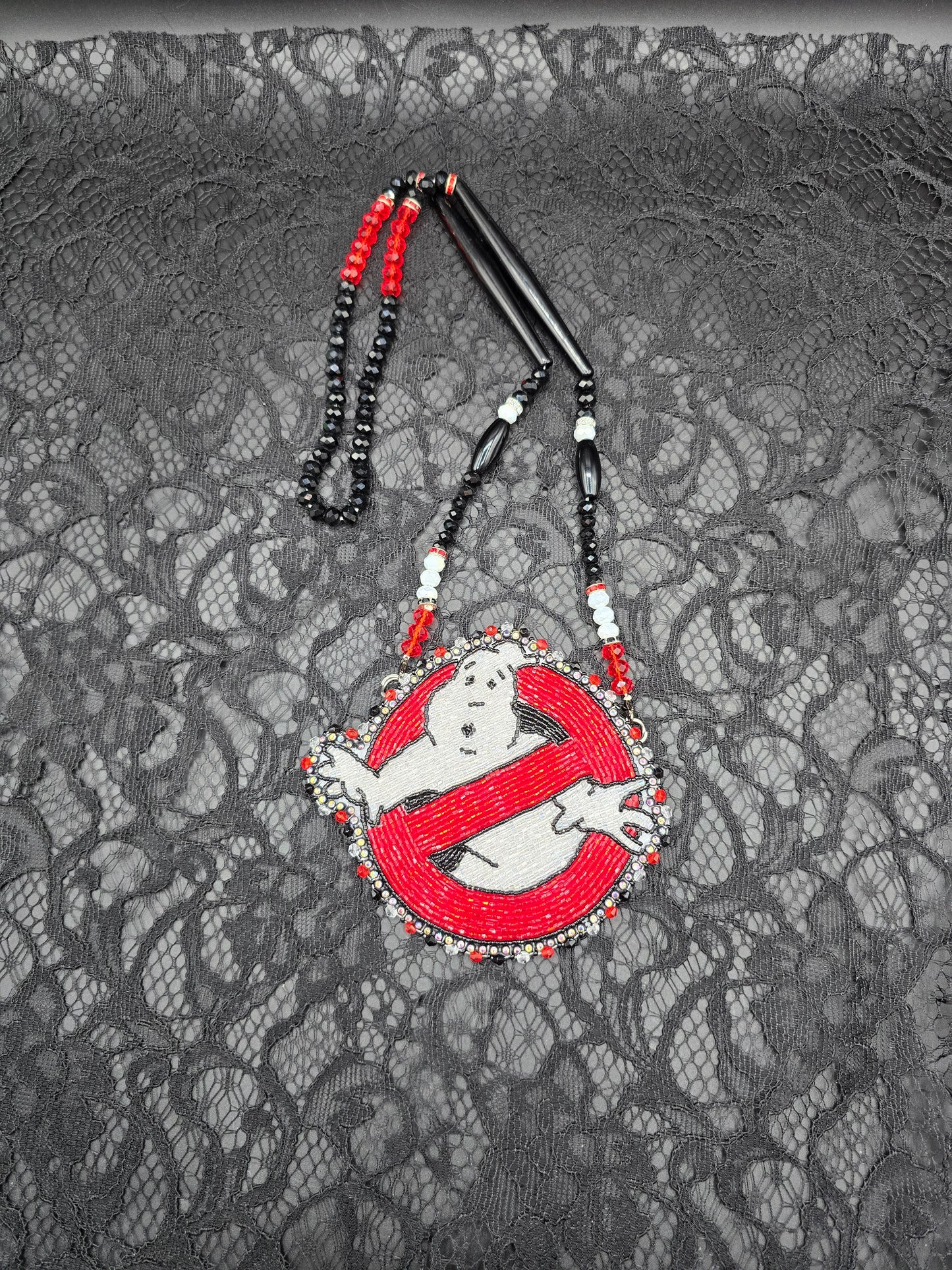 Ghost Busters Beaded Medallion
