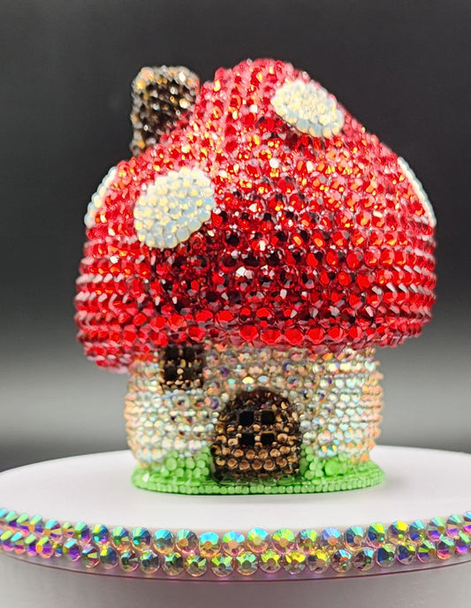 Celina Miller Art - Bling Magical Mushroom House