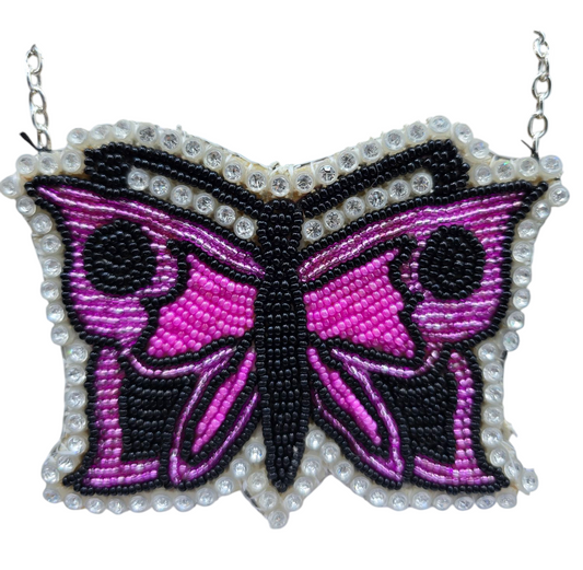 Purple Butterfly Medallion