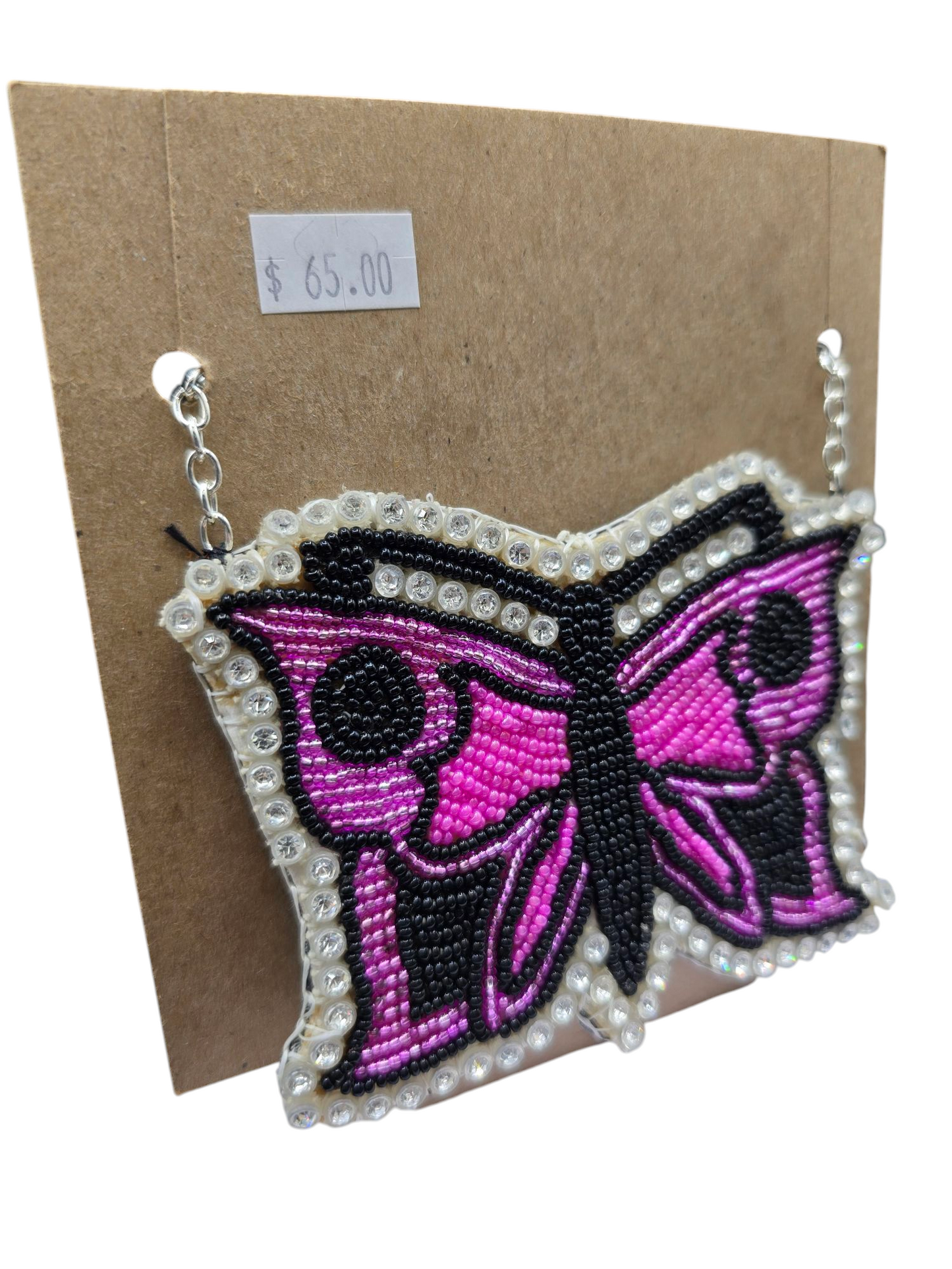 Purple Butterfly Medallion