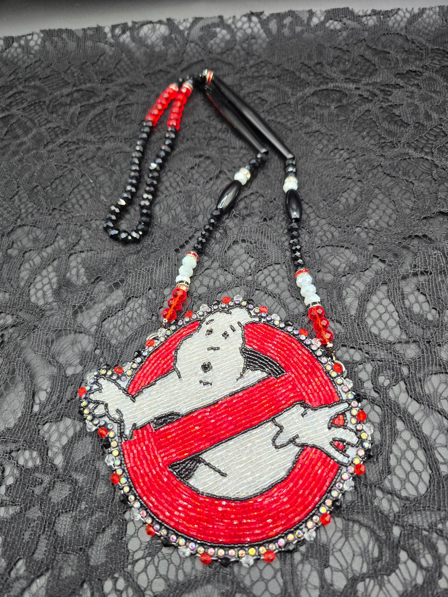 Ghost Busters Beaded Medallion