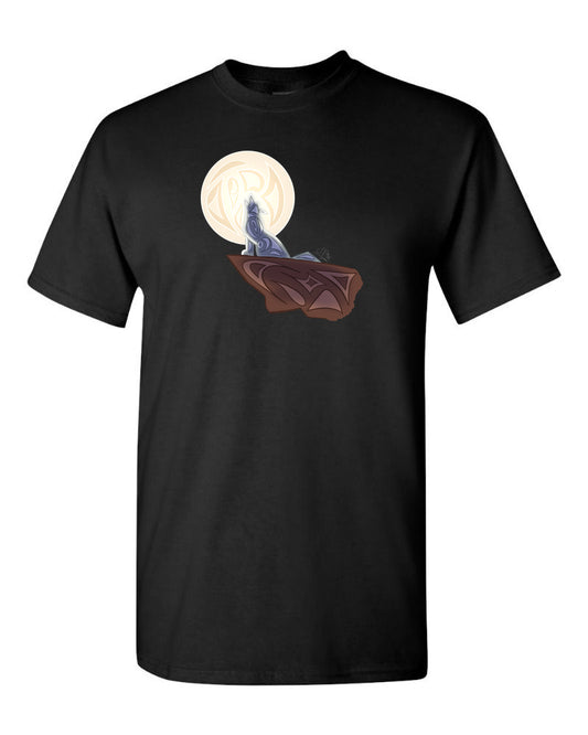Howling Wolf T-Shirt (Asher Design)