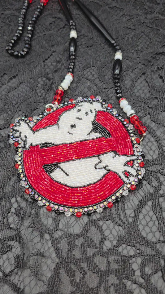 Ghost Busters Beaded Medallion